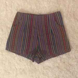Mexican print shorts